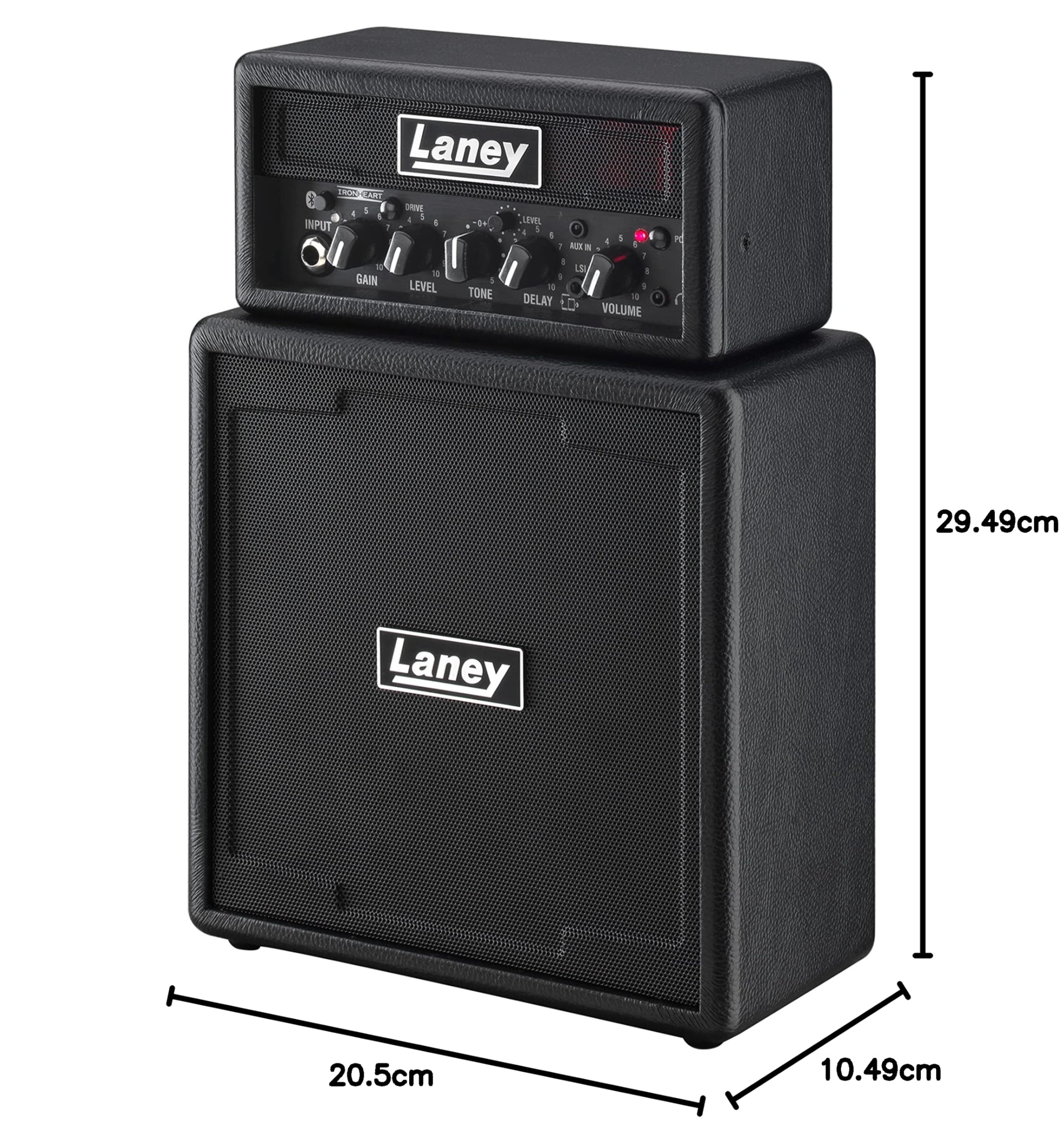 アンプ Laney MINISTACK-B-IRON Amazon.co.jp: Laney MINISTACK-B-Iron - Amplificador de guitarra